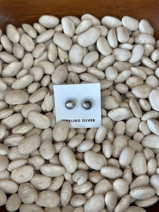 6mm Sterling Pearl Stud