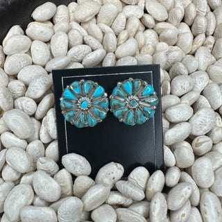Cluster Studs-The Wild Horse Co.-The Wild Horse Co. Women's Native American Jewelry in Washington, OK.