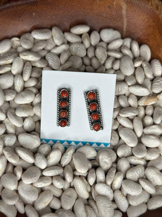 The Lia Coral Studs