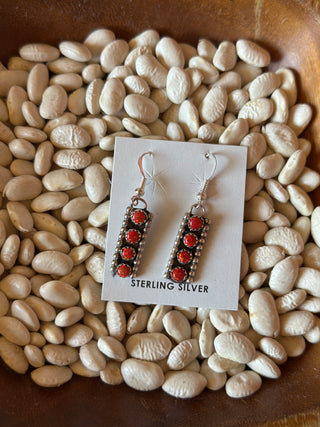 The Lia Red Opal Dangles