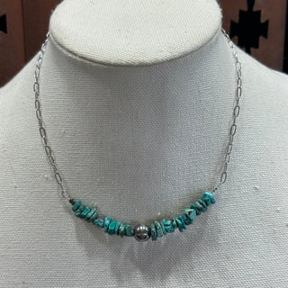The Kingman Chip Bar Necklace