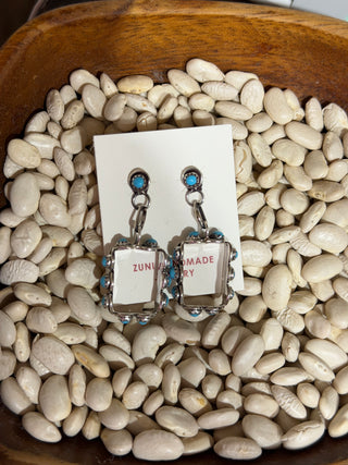 The Squared Snake Eye Earrings