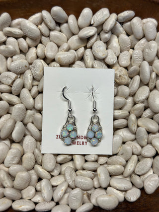 The White Opal Earrings
