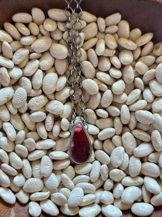 The Rose Teardrop Necklace