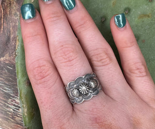 The Stardust Ring-Rings-The Wild Horse Co.-The Wild Horse Co. Women's Native American Jewelry in Washington, OK.