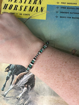 The Turquoise Pearl Bracelet-The Wild Horse Co.-The Wild Horse Co. Women's Native American Jewelry in Washington, OK.