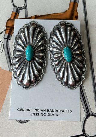 The Seligman Studs-Earrings-The Wild Horse Co.-The Wild Horse Co. Women's Native American Jewelry in Washington, OK.