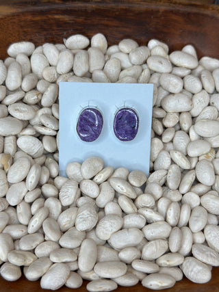 Charoite Earrings