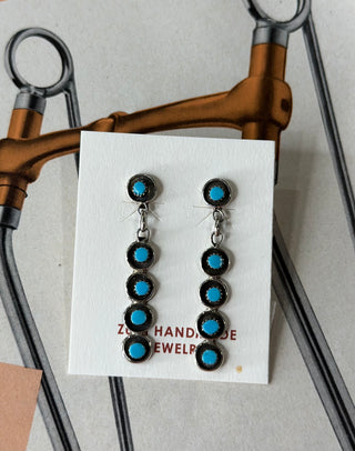 Snake Eye Earrings-Earrings-The Wild Horse Co.-The Wild Horse Co. Women's Native American Jewelry in Washington, OK.