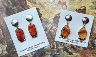 The Sahara Earrings-The Wild Horse Co.-The Wild Horse Co. Women's Native American Jewelry in Washington, OK.