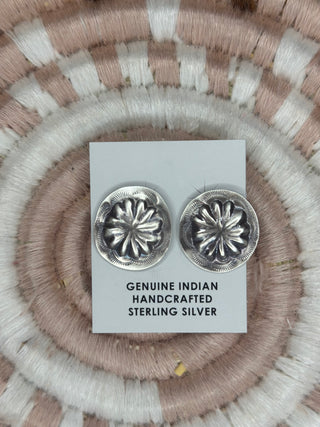 The Mini Joan Studs-The Wild Horse Co.-The Wild Horse Co. Women's Native American Jewelry in Washington, OK.