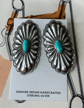 The Seligman Studs-Earrings-The Wild Horse Co.-The Wild Horse Co. Women's Native American Jewelry in Washington, OK.