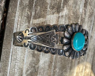 The Shooter Cuff-The Wild Horse Co.-The Wild Horse Co. Women's Native American Jewelry in Washington, OK.