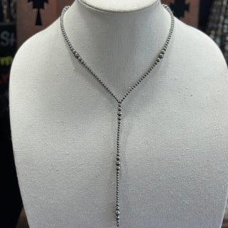 The Sterling Pearl Lariat