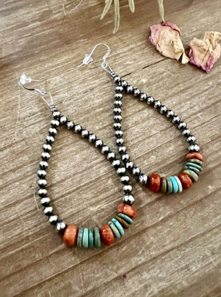 The Blaze Earrings-The Wild Horse Co.-The Wild Horse Co. Women's Native American Jewelry in Washington, OK.