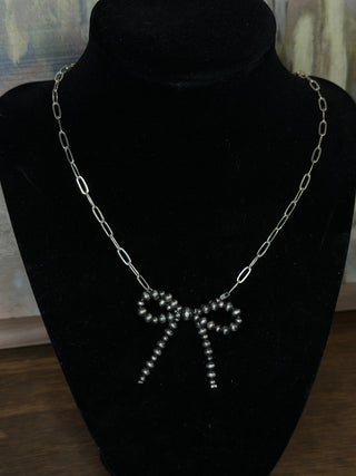 Navajo Pearl Bow on Chain