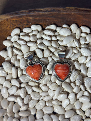 The Red Spiny Heart Pendant