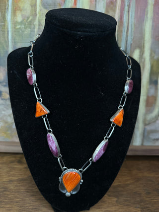 Orange/Purple Spiny Lariat