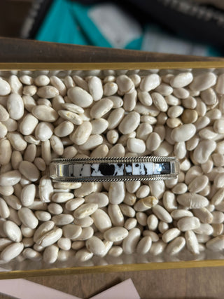 White Buffalo Inlay Cuff