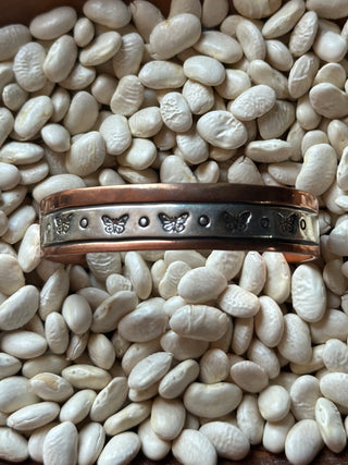 The Copper Butterfly Cuff