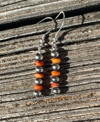 The Wyo Earrings-Navajo Pearls-The Wild Horse Co.-The Wild Horse Co. Women's Native American Jewelry in Washington, OK.