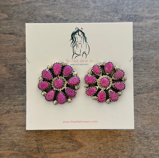 The Barbie Studs-Earrings-The Wild Horse Co.-The Wild Horse Co. Women's Native American Jewelry in Washington, OK.