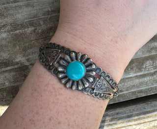 The Shooter Cuff-The Wild Horse Co.-The Wild Horse Co. Women's Native American Jewelry in Washington, OK.