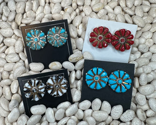 Cluster Studs-The Wild Horse Co.-The Wild Horse Co. Women's Native American Jewelry in Washington, OK.