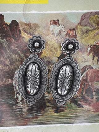 The Flora Studs-Earrings-The Wild Horse Co.-The Wild Horse Co. Women's Native American Jewelry in Washington, OK.