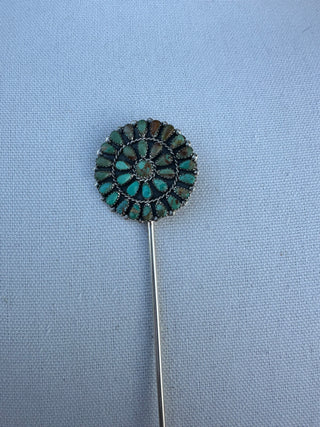 The Royston Hair Pin-The Wild Horse Co.-The Wild Horse Co. Women's Native American Jewelry in Washington, OK.