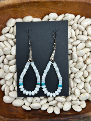 The MOP Heishi Earrings