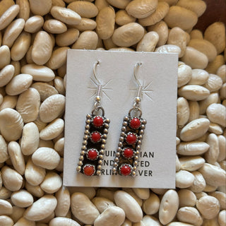 The Lia Coral Earrings