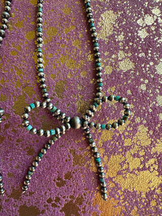 Navajo Pearl Bow Necklaces-The Wild Horse Co.-The Wild Horse Co. Women's Native American Jewelry in Washington, OK.