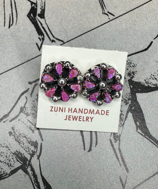 Mini Cluster Studs-Earrings-The Wild Horse Co.-The Wild Horse Co. Women's Native American Jewelry in Washington, OK.