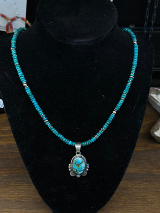 Webbed Kingman Necklace Set