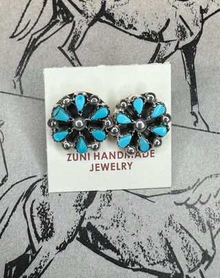 Mini Cluster Studs-Earrings-The Wild Horse Co.-The Wild Horse Co. Women's Native American Jewelry in Washington, OK.