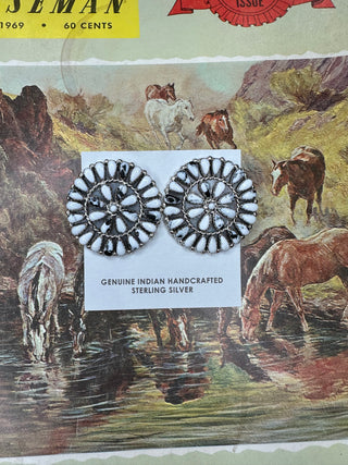 The Buffalo Clusters-Earrings-The Wild Horse Co.-The Wild Horse Co. Women's Native American Jewelry in Washington, OK.