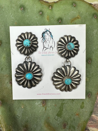 The Hildago Earrings-Earrings-The Wild Horse Co.-The Wild Horse Co. Women's Native American Jewelry in Washington, OK.