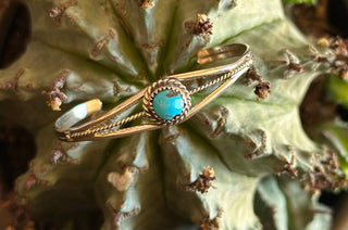 Turquoise Baby Cuff-The Wild Horse Co.-The Wild Horse Co. Women's Native American Jewelry in Washington, OK.