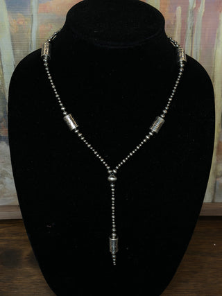 Barrel Bead Lariat