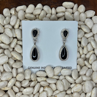 The Doubled Onyx Earrings