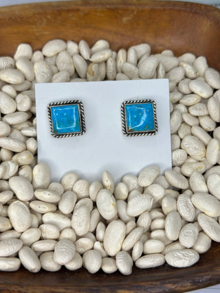 The Tia Turquoise Studs