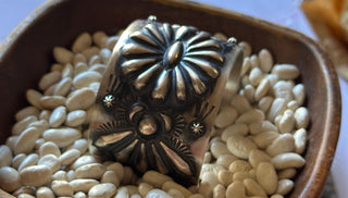 The Silver Concho'd Cuff