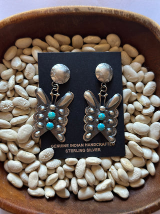 The Turquoise Butterfly Earrings