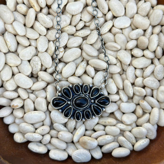 The Onyx Cluster Necklace