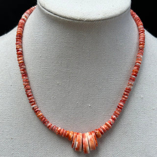 The Red Spiny Jacla Necklace