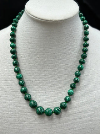 The Malachite Bead Necklace
