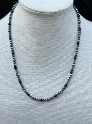 The Lapis Pearl Necklace