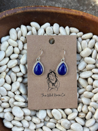 The Lapis Teardrop Earrings