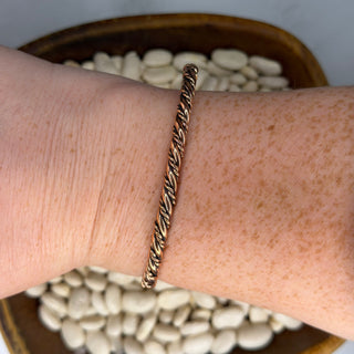 The Double Twist Copper Cuff